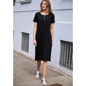 Kép 1/6 - Ruha - T-Shirt Rib Dress_solid - 2605