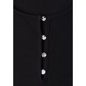 Kép 4/6 - Ruha - T-Shirt Rib Dress_solid - 2605