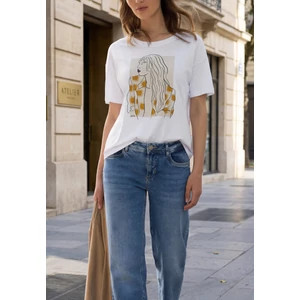 Kép 1/7 - Póló - lady print shirt - 2605