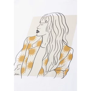 Kép 5/7 - Póló - lady print shirt - 2605