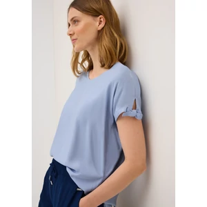 Kép 1/6 - Blúz - TOS Solid Blouse w. Knot 2506