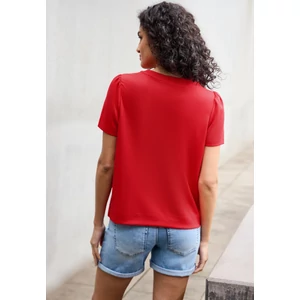 Kép 3/6 - Póló - LTD QR_Studio_shirt w.puff sle 2506