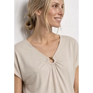 Kép 1/6 - Ing - silk look shirt w.deco detail - 2605