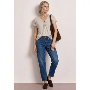 Kép 3/6 - Ing - silk look shirt w.deco detail - 2605