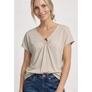 Kép 6/6 - Ing - silk look shirt w.deco detail - 2605