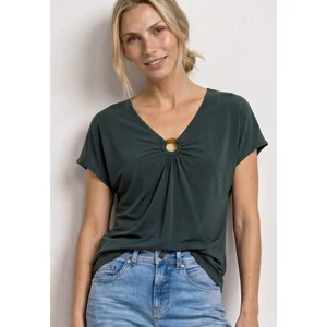 Kép 1/6 - Ing - silk look shirt w.deco detail - 2605