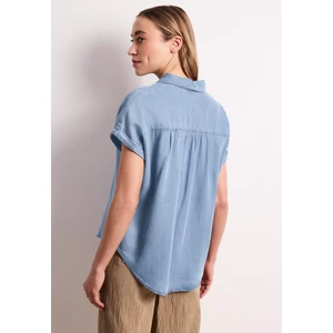 Kép 2/6 - Blúz - SOL_Washed shirtcollarblouse w - 2605