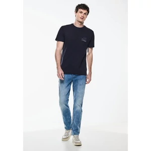 Kép 3/5 - Póló - Basic T-Shirt with Chestprint - 2404