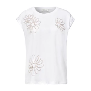 Kép 4/5 - Póló - embroidered flower shirt - 2605