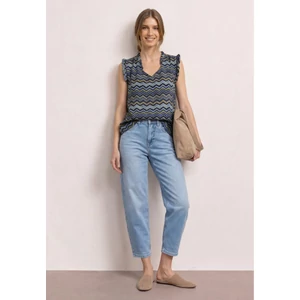 Kép 3/6 - Blúz - EOS_AOP Top w. frills - 2606