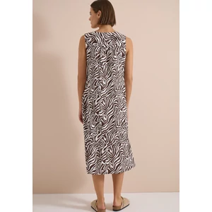 Kép 2/7 - Ruha - EOS_small Zebra Print Midi Dre - 2606