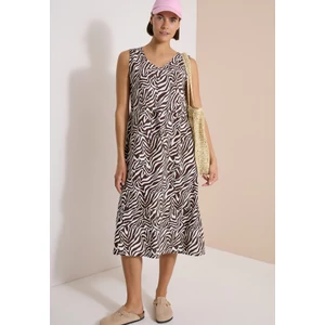 Kép 1/7 - Ruha - EOS_small Zebra Print Midi Dre - 2606