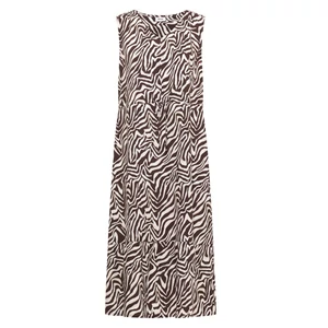 Kép 4/7 - Ruha - EOS_small Zebra Print Midi Dre - 2606