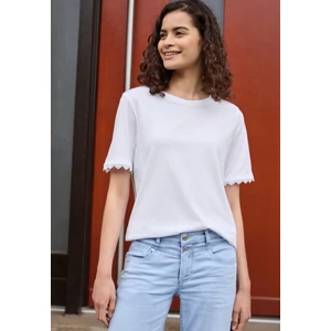 Kép 6/6 - Póló - Studio_Basic shirt w.crochet c - 2606
