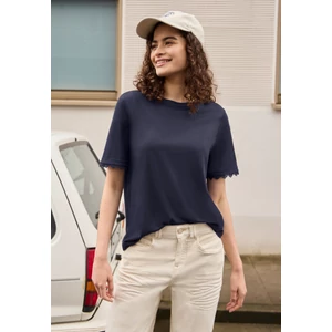 Kép 6/6 - Póló - Studio_Basic shirt w.crochet c - 2606