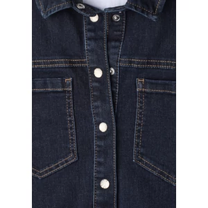 Kép 4/6 - Ruha - Style Denim Dress,rinse wash - 2608