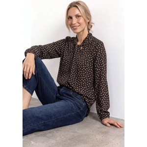 Kép 6/6 - Blúz - Printed blouse w tie detail - 2608
