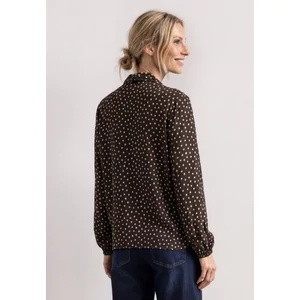 Kép 2/6 - Blúz - Printed blouse w tie detail - 2608