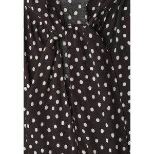 Kép 5/6 - Blúz - Printed blouse w tie detail - 2608
