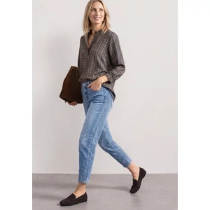 Kép 3/5 - Blúz - Check feminine blouse w ruffle - 2608