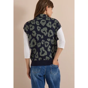 Kép 2/7 - Sweat - AOP Doubleface zip vest - 2608
