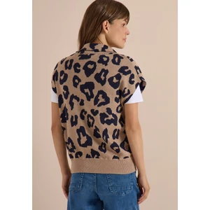 Kép 2/7 - Sweat - AOP Doubleface zip vest - 2608