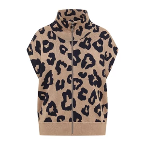 Kép 4/7 - Sweat - AOP Doubleface zip vest - 2608