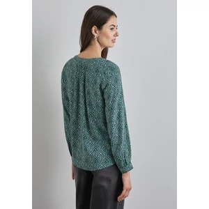 Kép 3/6 - Blúz - Splitneck tunic blouse AOP 2411