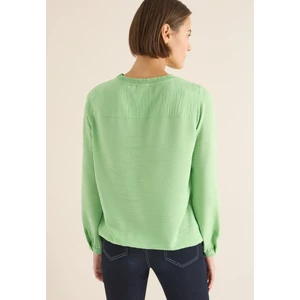 Kép 3/6 - OTLT Solid Smock Neckline Blouse 2512