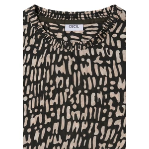 Kép 6/6 - OTLT Printed Smock Neckline Blouse 2512