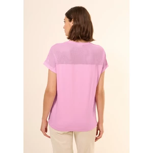 Kép 3/6 - Ing - Solid Mesh Mix T-Shirt 2504