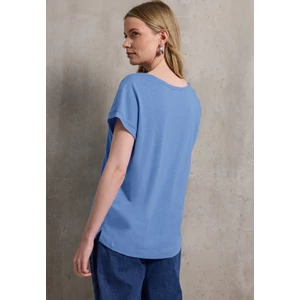 Kép 3/6 - Póló - QR_Studio_v-neck jersey slub s 2504