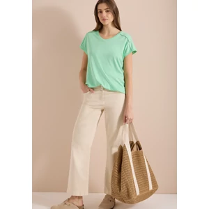 Kép 3/7 - Ing - NOS Solid Lace Shoulder T-Shir - 26FS