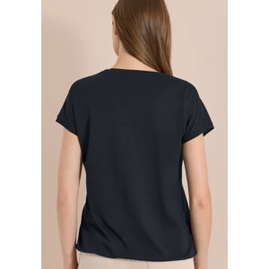 Kép 2/7 - Ing - NOS Solid Lace Shoulder T-Shir - 26FS
