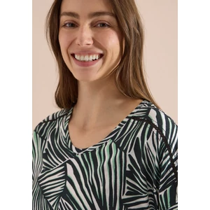Kép 7/7 - Ing - TOS AOP Lace Shoulder T-Shirt - 26FS
