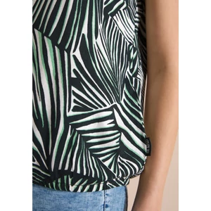 Kép 6/7 - Ing - TOS AOP Lace Shoulder T-Shirt - 26FS