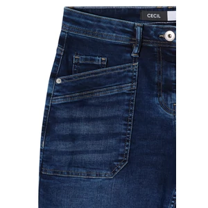 Kép 5/7 - Nadrág - Neele Shorts Mid Blue Patch Po - 2605