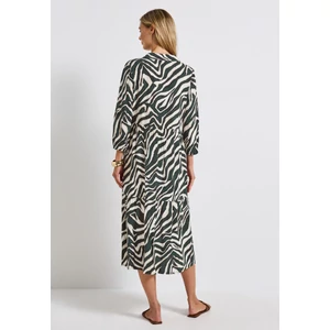 Kép 3/6 - Ruha - LTD QR Shirt collar Volant Dre 2505