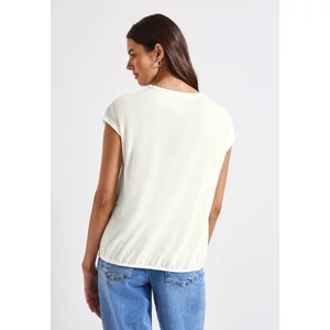 Kép 3/6 - Ing - linen look shirt w.cut out nec 2505