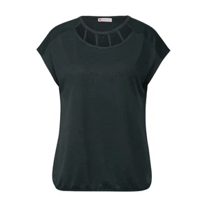 Kép 5/6 - Ing - linen look shirt w.cut out nec 2505