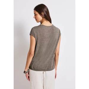 Kép 3/6 - Ing - linen look shirt w.cut out nec 2505
