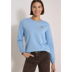 Kép 6/7 - Pulóver - Solid Sweatshirt w.embroidery - 2608