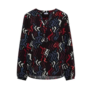 Kép 5/6 - OTLT Blúz - Mulitcolor Print Blouse 2510 WS02