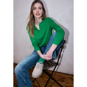 Kép 1/6 - Póló - frill neck shirt 2601