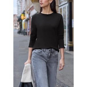 Kép 4/6 - Póló - LTD QR_Studio_frill neck basic 2601