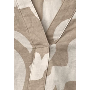 Kép 5/6 - Blúz - SOL_Splitneck tunic blouse AOP - 2604