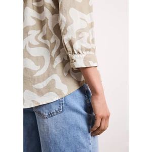 Kép 6/6 - Blúz - SOL_Splitneck tunic blouse AOP - 2604