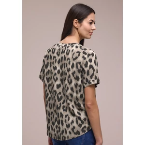 Kép 2/6 - Blúz - LTD QR Splitneck blouse w turn - 26FS