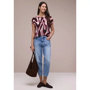 Kép 3/7 - Blúz - Roundneck shirtblouse w tape d - 2604