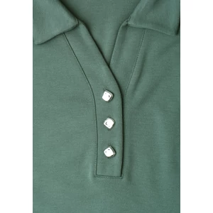 Kép 4/6 - Ruha - Punto di Roma Shirt Dress_soli - 2605